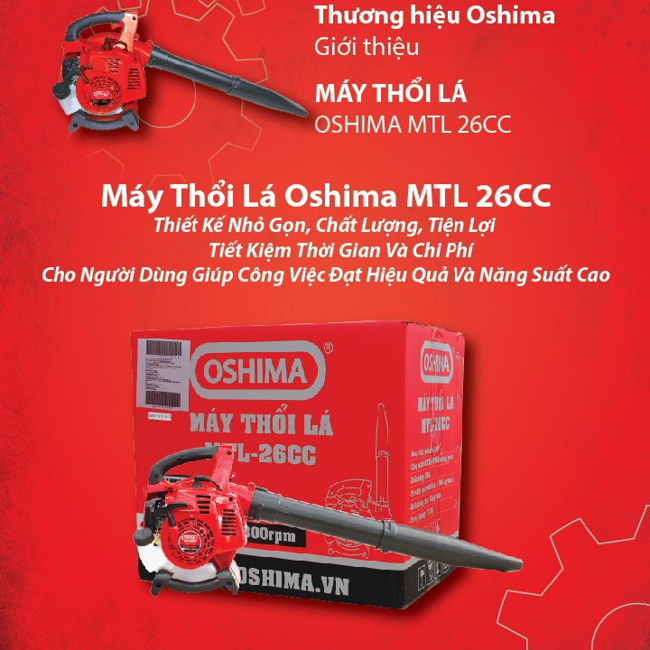 Máy Thổi Lá 700W Oshima MTL 26CC 1