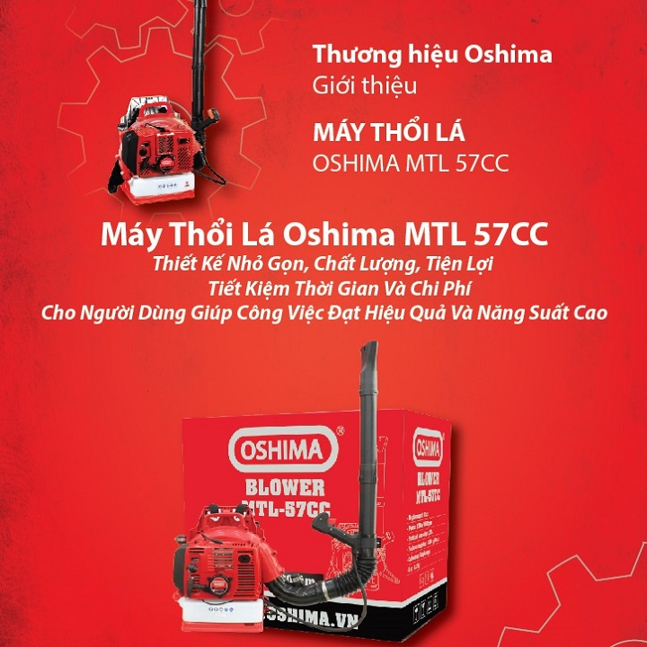 Máy Thổi Lá 2500W Oshima MTL 57CC 3