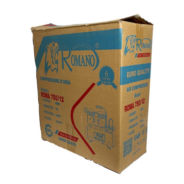 Máy Nén Khí Không Dầu Romano 840W ROMA750/12 12L