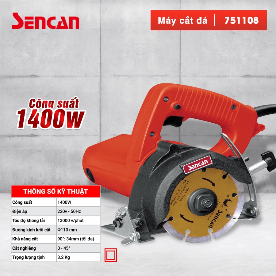 Máy Cắt Gạch Sencan 751108 1400W