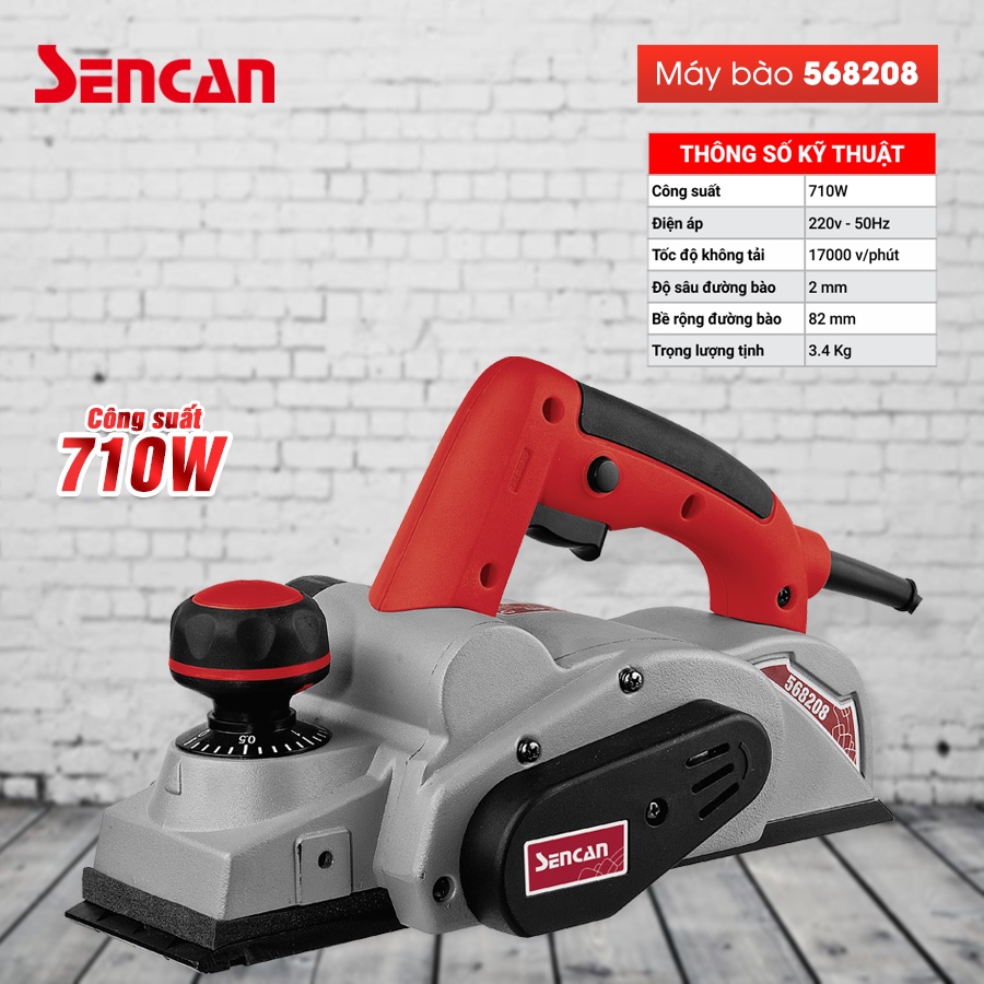 Máy Bào Gỗ Sencan 568208 710W