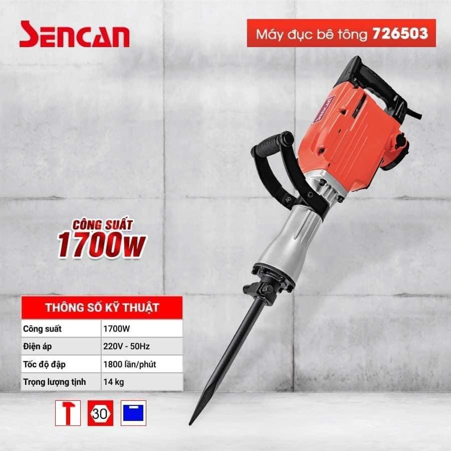 Máy Đục Bê Tông Sencan 726503 1700W