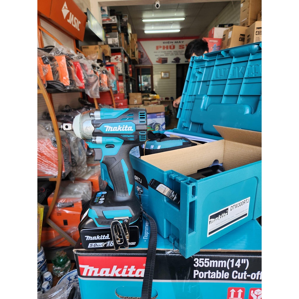 Máy Siết Bu Lông Dùng Pin Makita DTW300RTJ