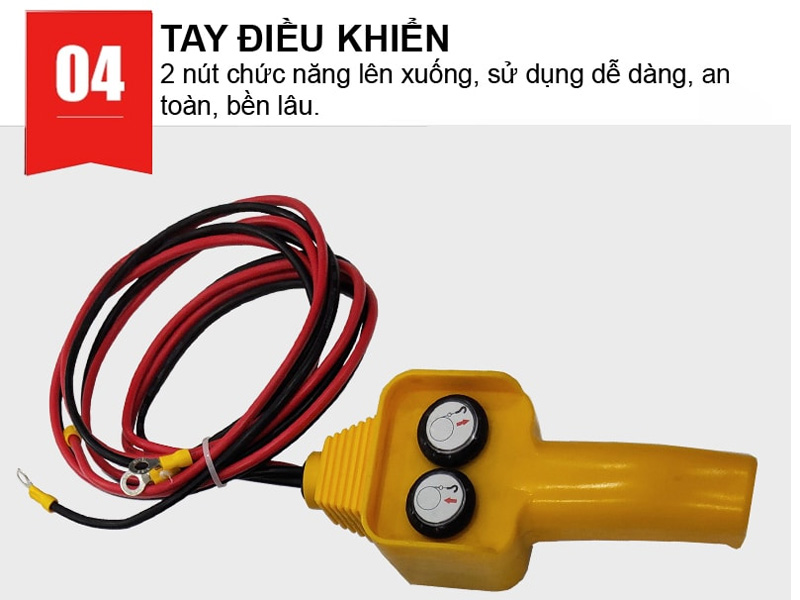 Tời Điện Kéo Xe Kenbo ATV 2000LBS-24V Không Có Tay Điều Khiển