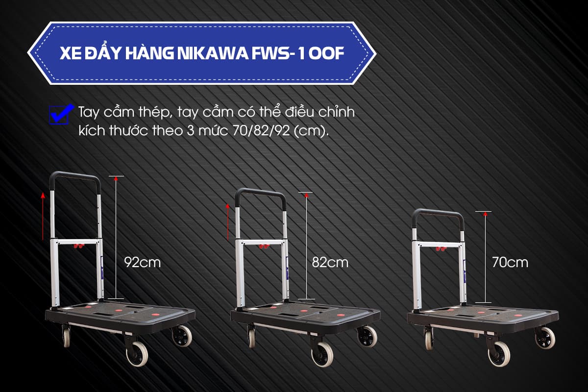 Xe Đẩy Hàng Nikawa FWS 100F2