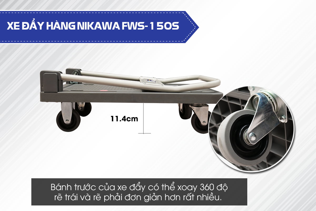 Xe Đẩy Hàng Nikawa FWS 150S3