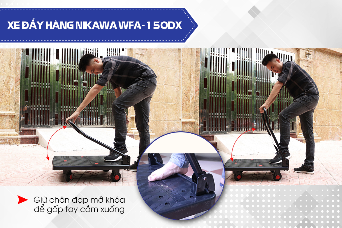 Xe Đẩy Hàng Nikawa WFA 150DX3