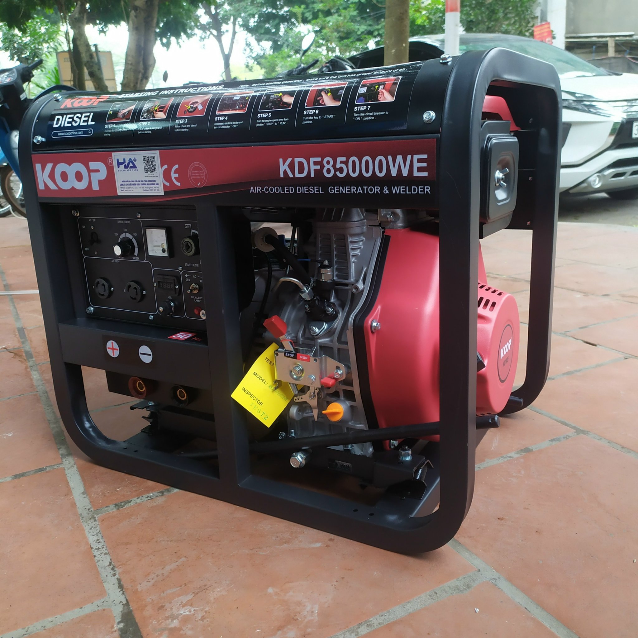 Máy Phát Hàn Chạy Dầu 7Kw Koop KDF8500WE