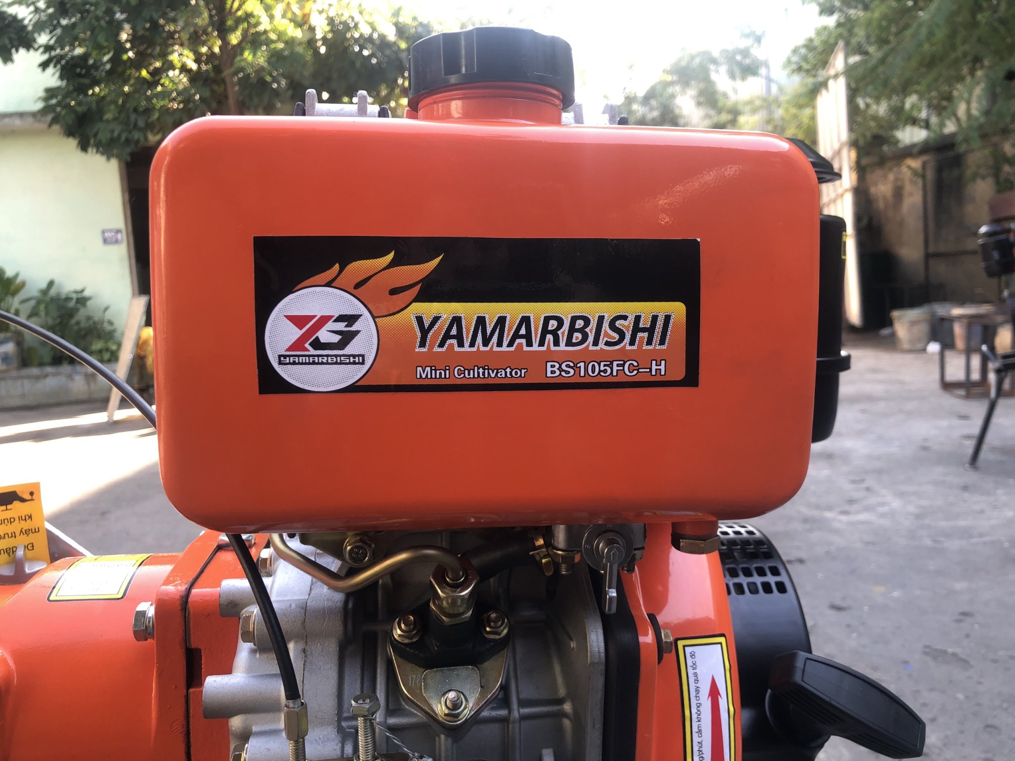 Máy Xới Đất Chạy Dầu 178F Yamarbishi BS105FC 7