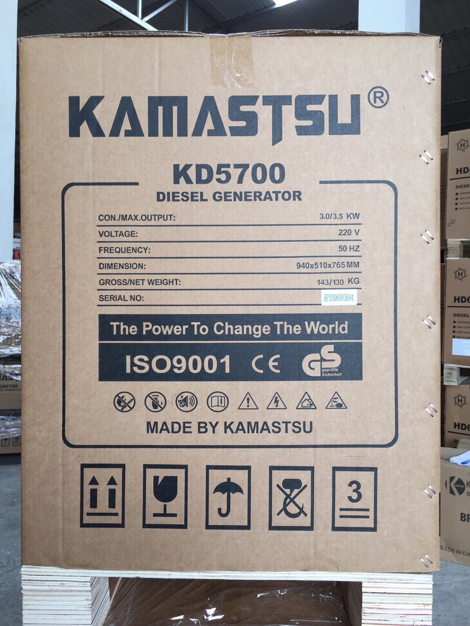 Máy Phát Điện Chạy Dầu Gia Đình 3Kw Kamastsu KD5700 6