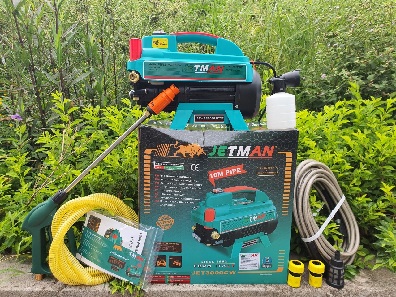 Máy Rửa Xe 3000W Jetman JET-3000CW