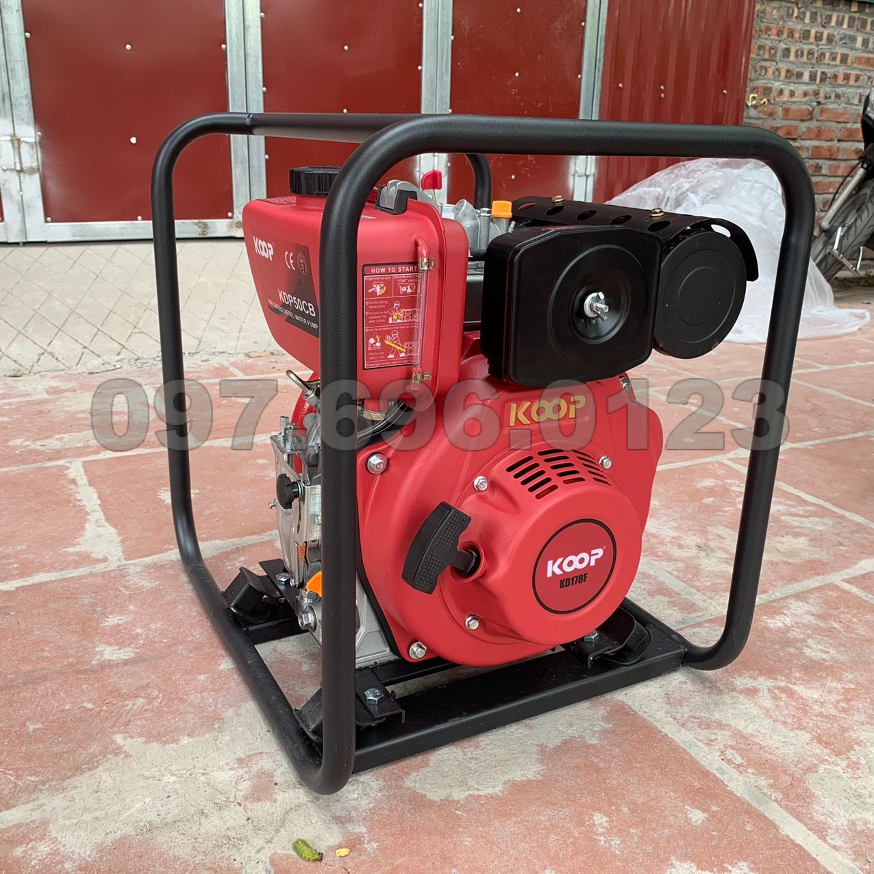 Máy Bơm Nước Chạy Dầu Cao Áp Koop 4kw KDP50CB