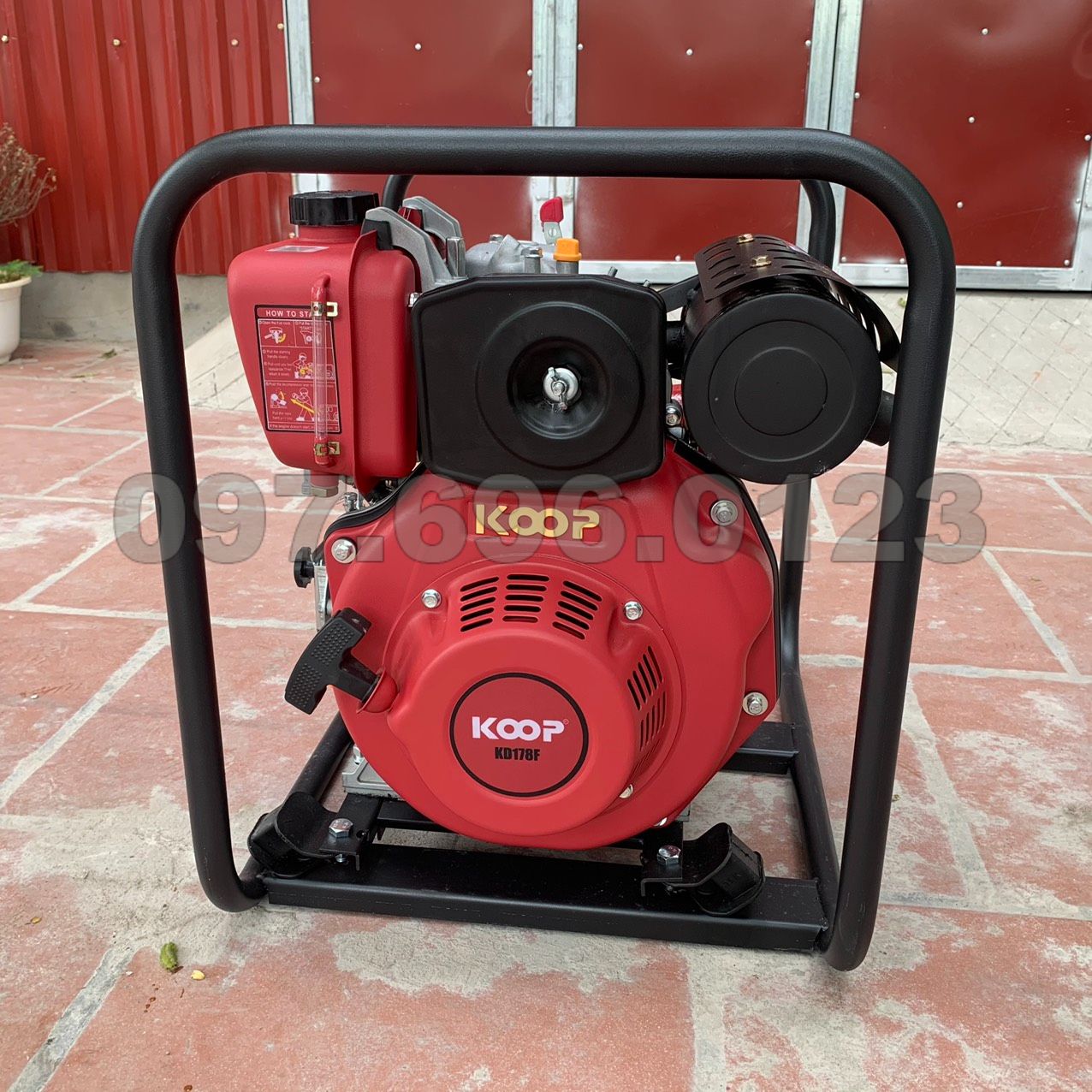 Máy Bơm Nước Chạy Dầu Cao Áp Koop 4kw KDP50CB