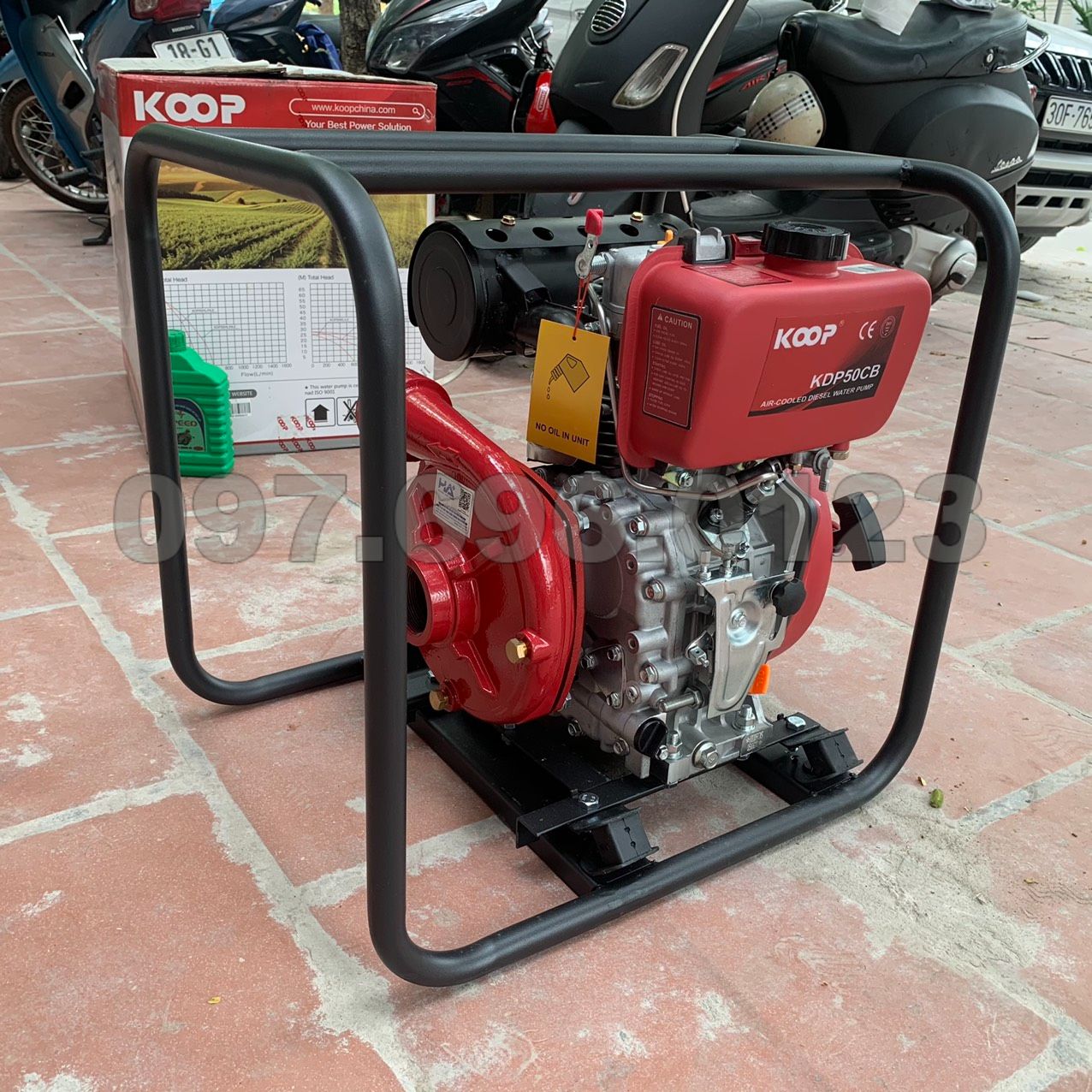 Máy Bơm Nước Chạy Dầu Cao Áp Koop 4kw KDP50CB