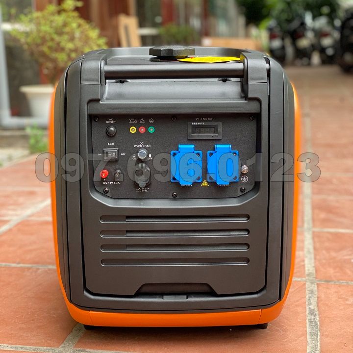 Máy Phát Điện Chạy Xăng 4Kw Hwasdan H4500IE Inverter Siêu Cách Âm