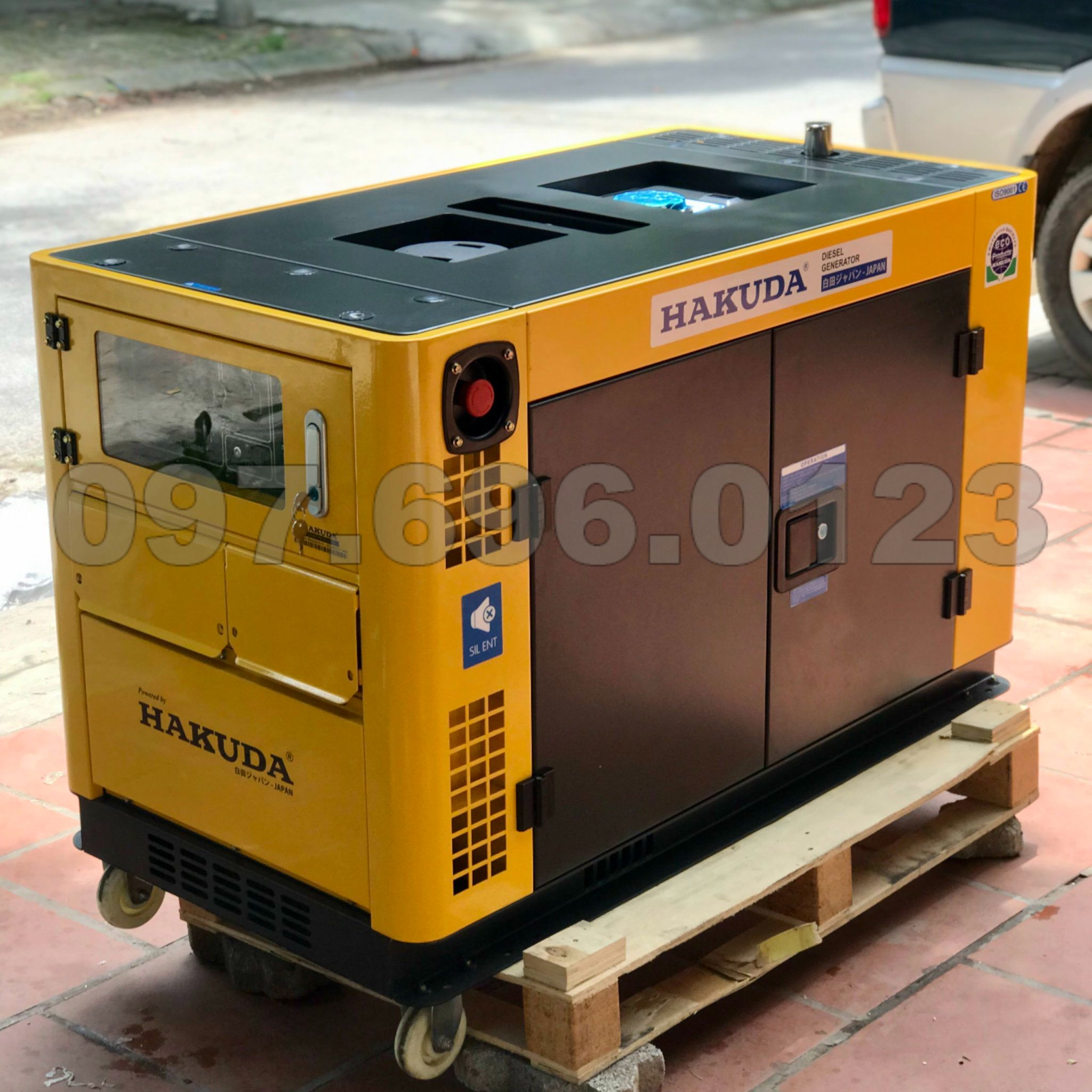 Máy Phát Điện Chạy Dầu 10kw Hakuda HKD 12000V