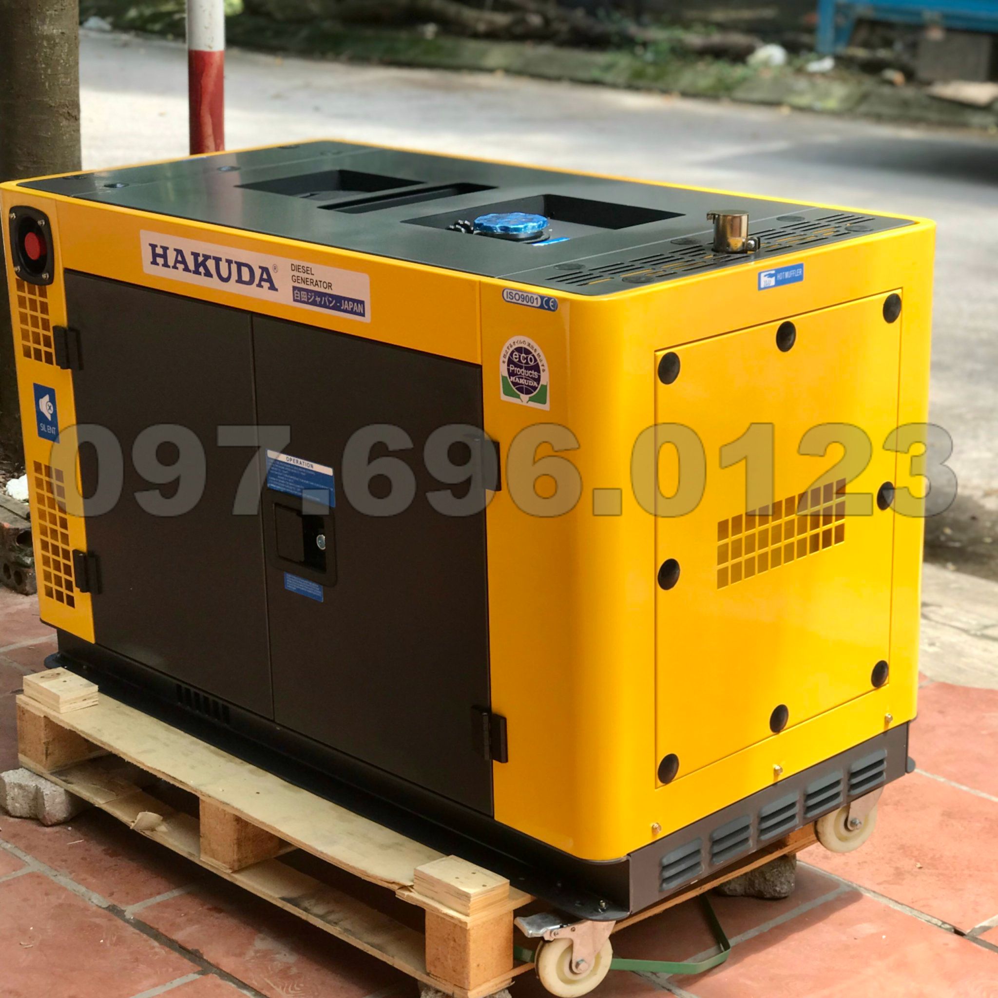 Máy Phát Điện Chạy Dầu 10kw Hakuda HKD 12000V