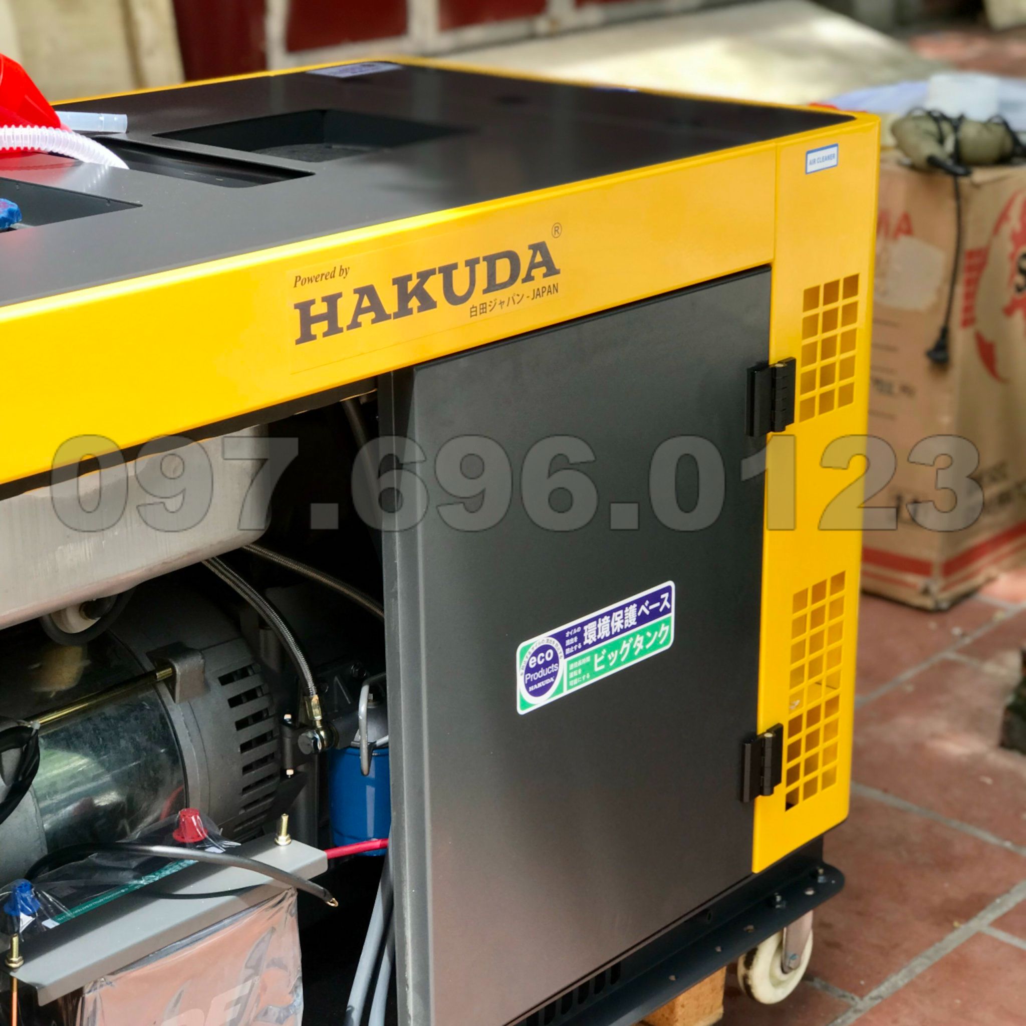 Máy Phát Điện Chạy Dầu 15KVA Hakuda Siêu Chống Ồn