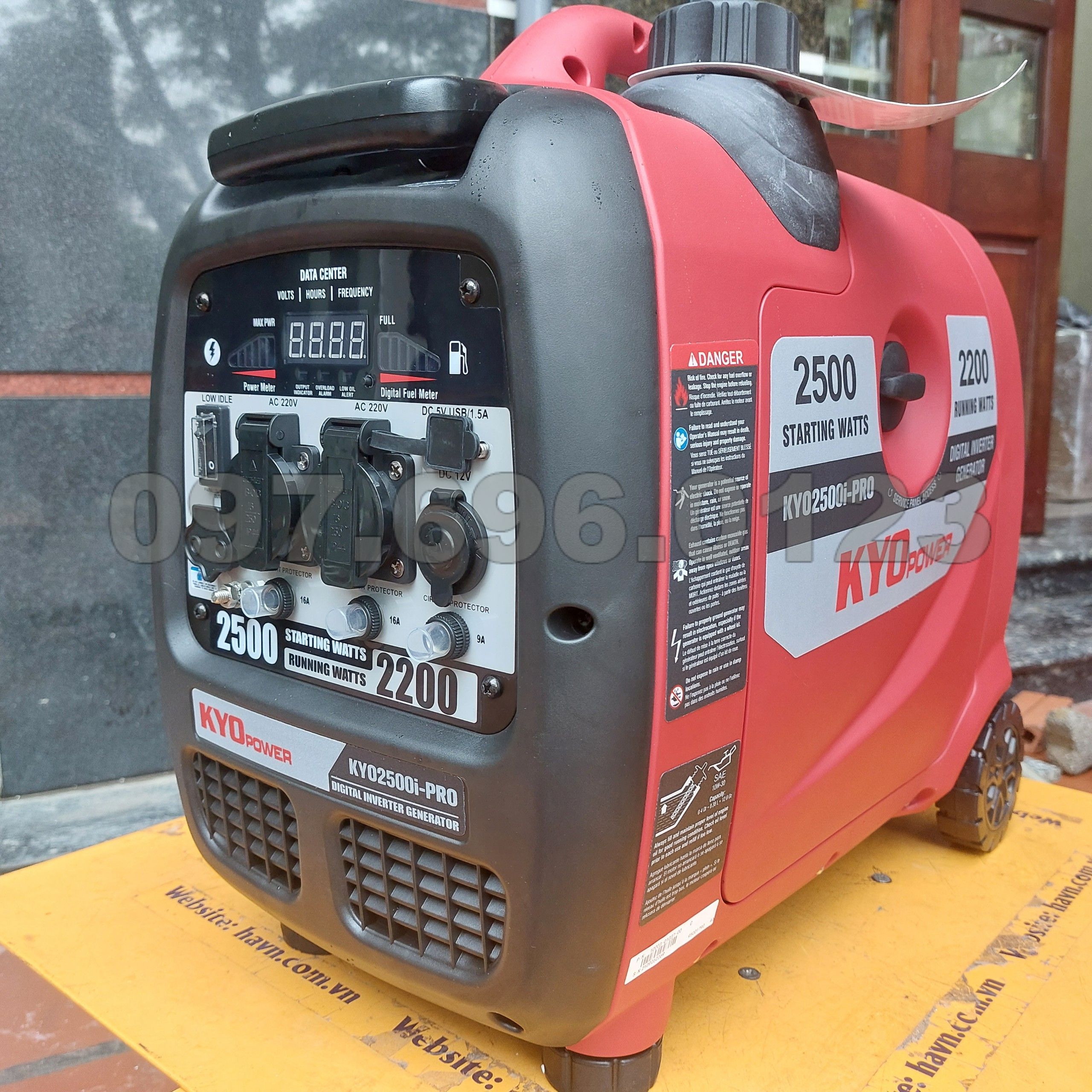 Máy Phát Điện Chạy Xăng 2.5Kw Kyo Power KYO2500i-PRO