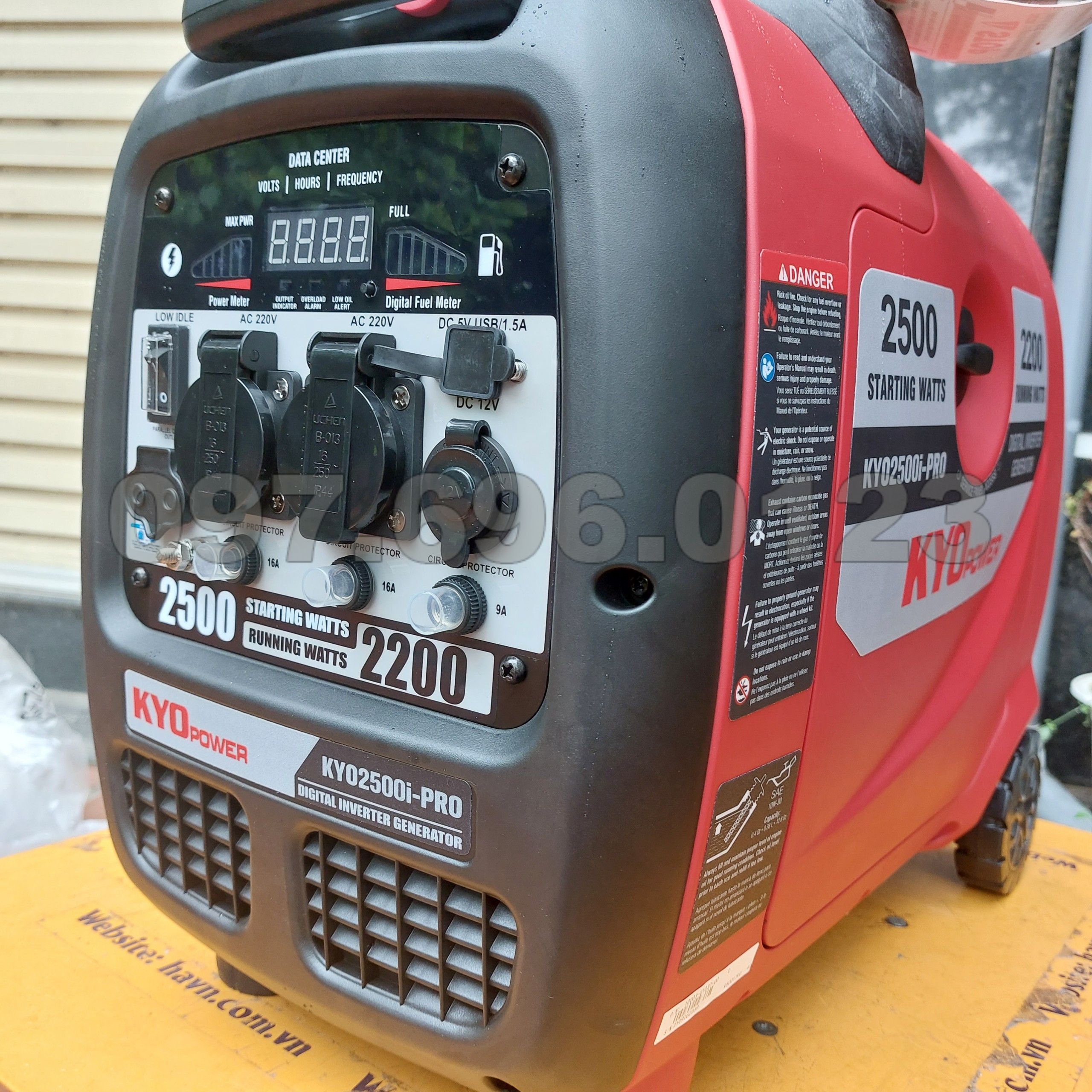 Máy Phát Điện Chạy Xăng 2.5Kw Kyo Power KYO2500i-PRO
