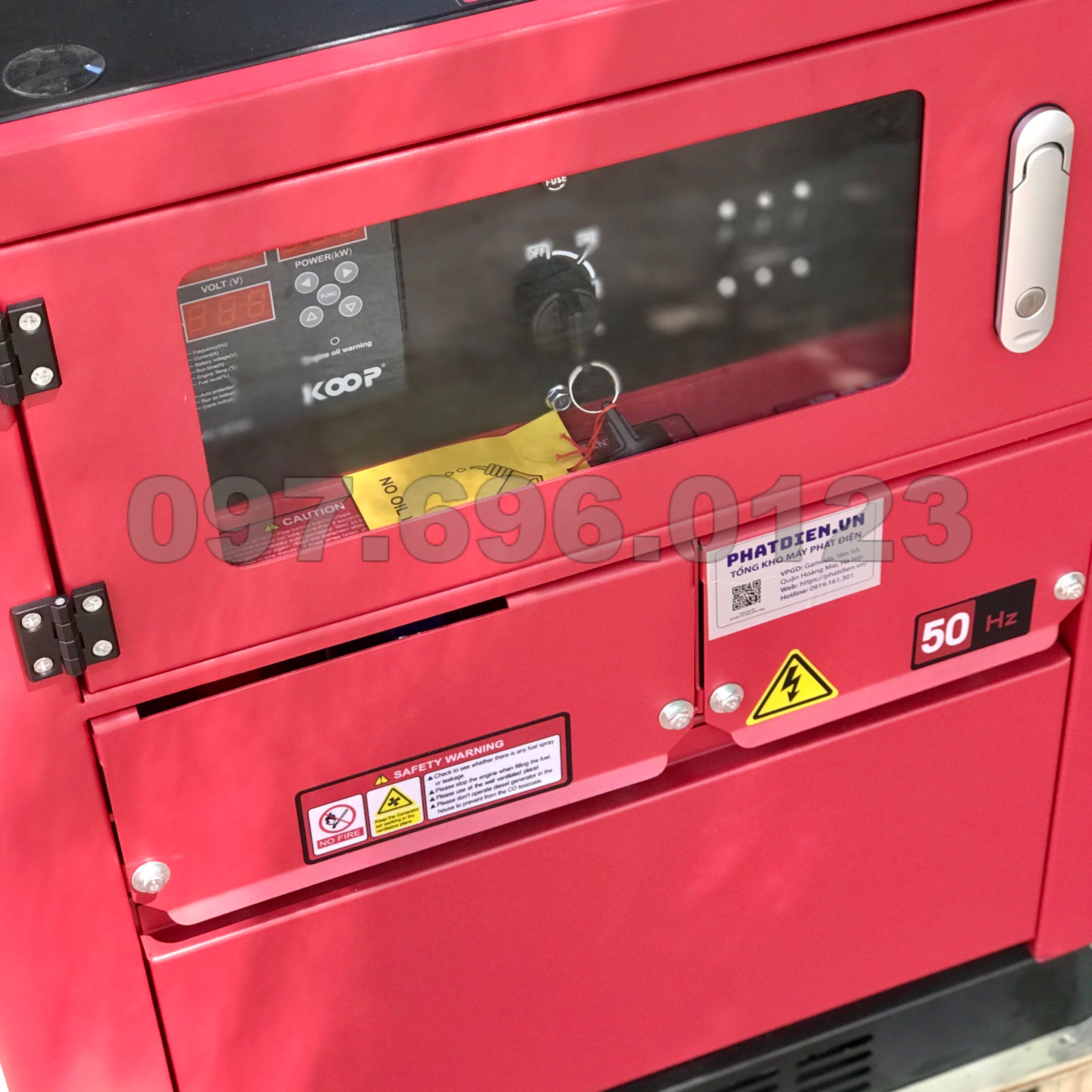 Máy Phát Điện Chạy Dầu 12Kw Koop KDF16000Q 3 Pha