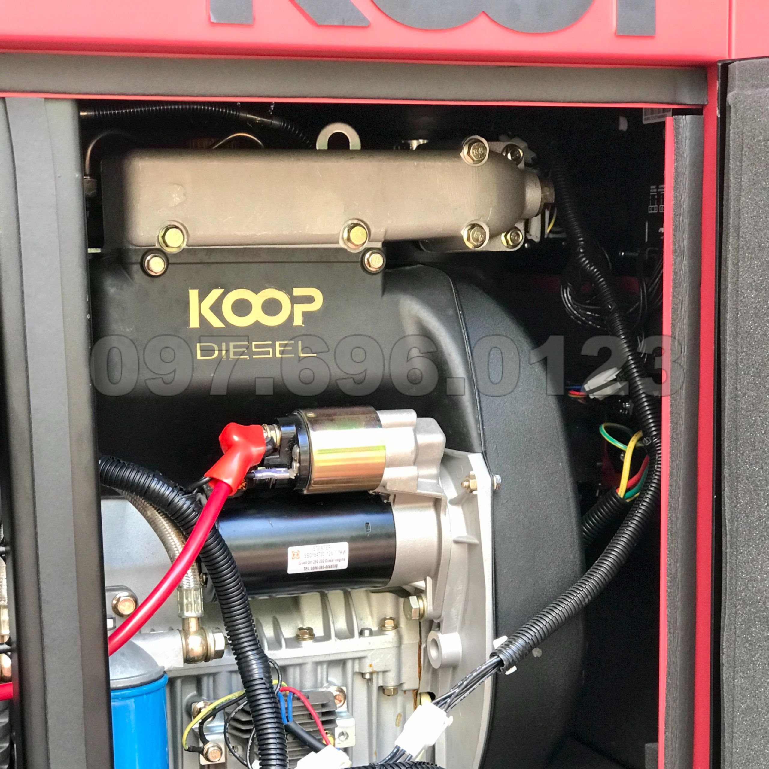 Máy Phát Điện Chạy Dầu 12Kw Koop KDF16000Q 3 Pha