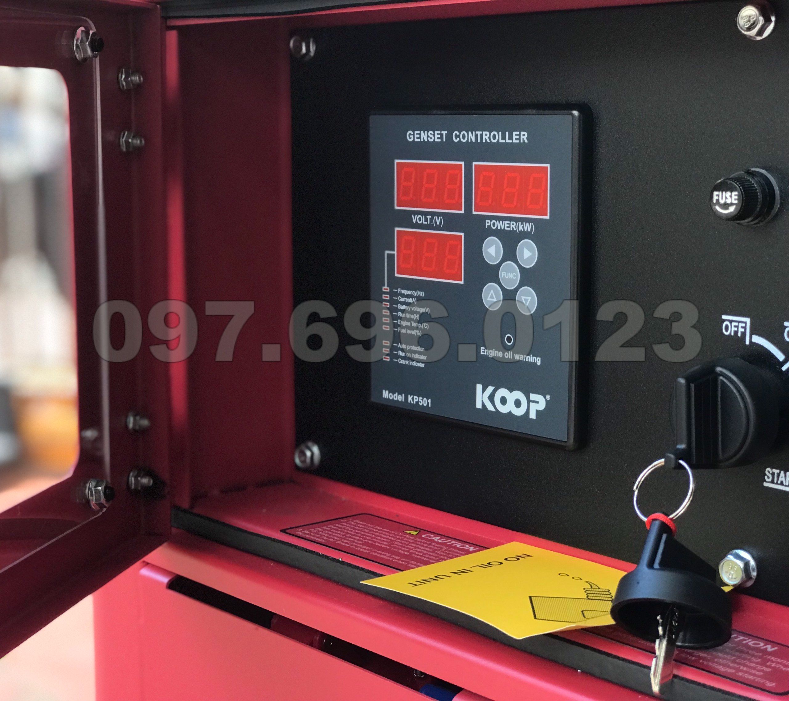 Máy Phát Điện Chạy Dầu 15kVA Koop KDF16000Q 3 Pha