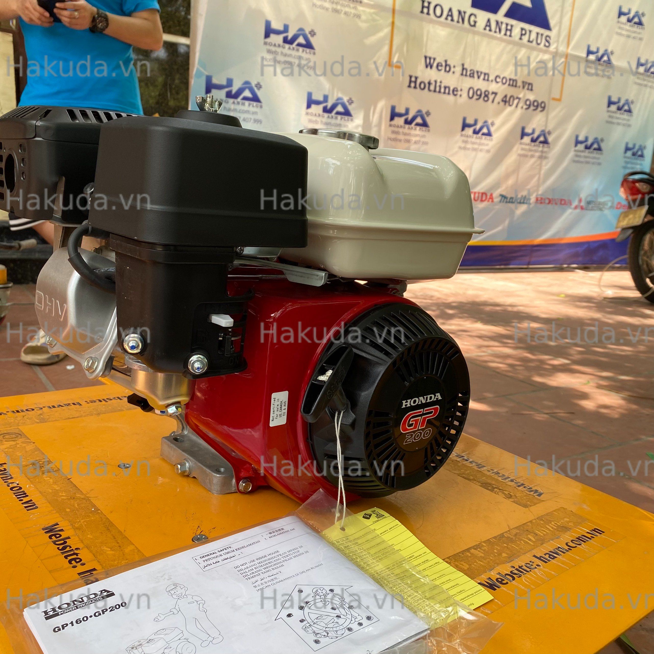 Động Cơ Xăng Honda GP200H QH1 6.5HP