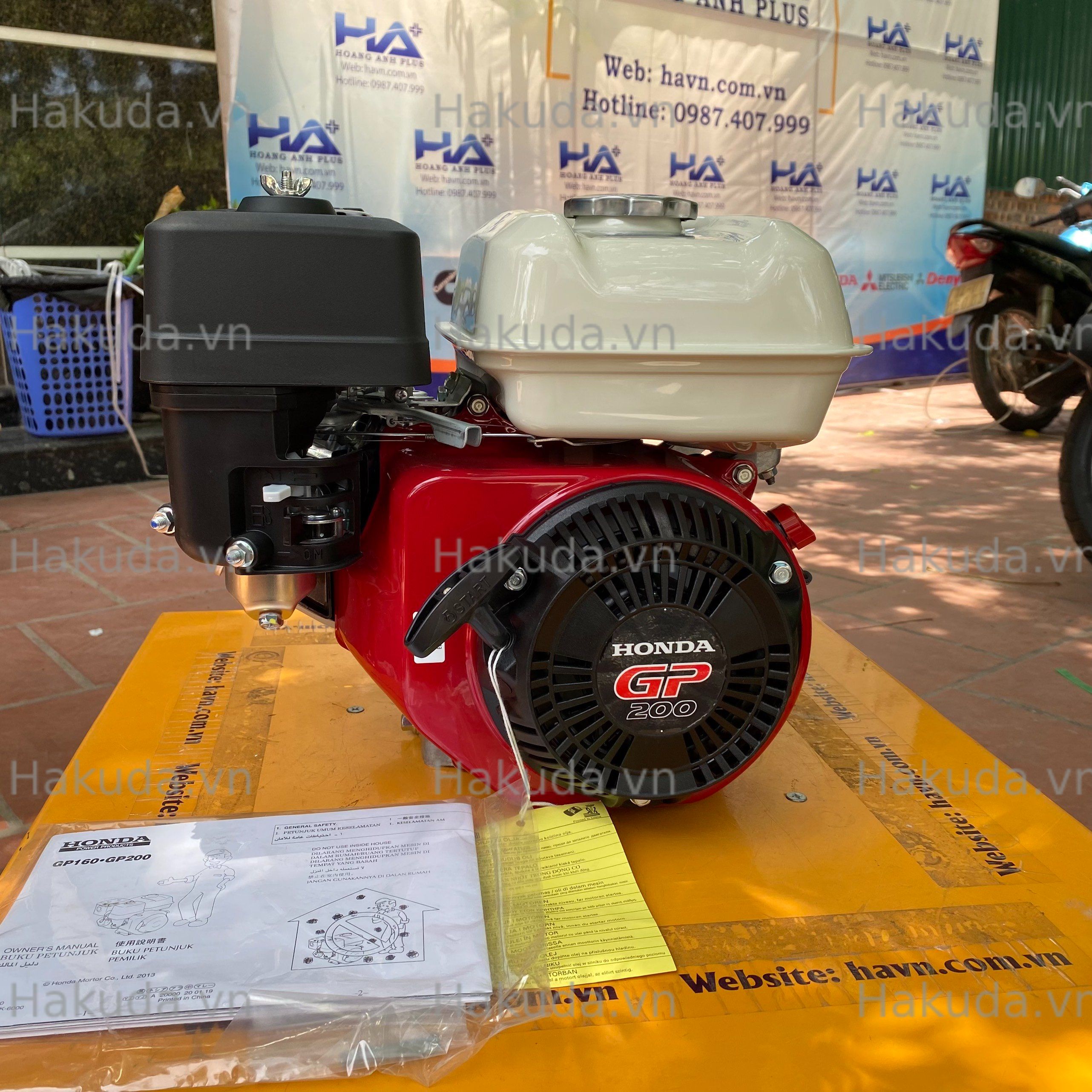 Động Cơ Xăng Honda GP200H QH1 6.5HP