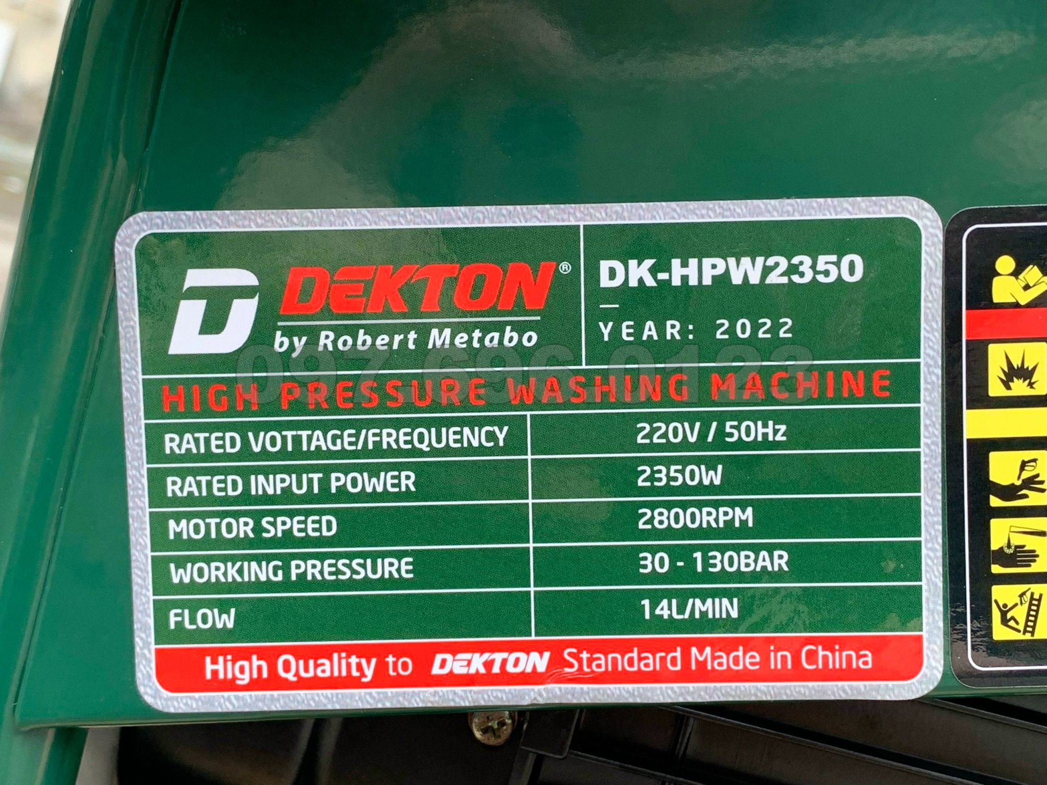 Máy Rửa Xe 2350W Dekton DK-HPW2350 7