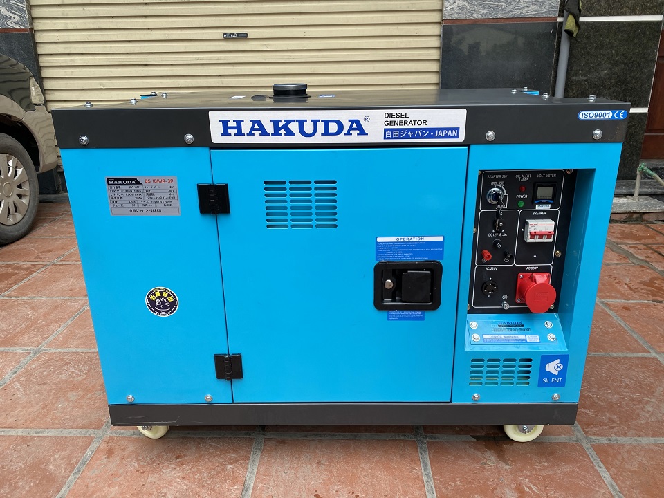 Máy Phát Điện Chạy Dầu 10KVA Hakuda 3 Pha 10