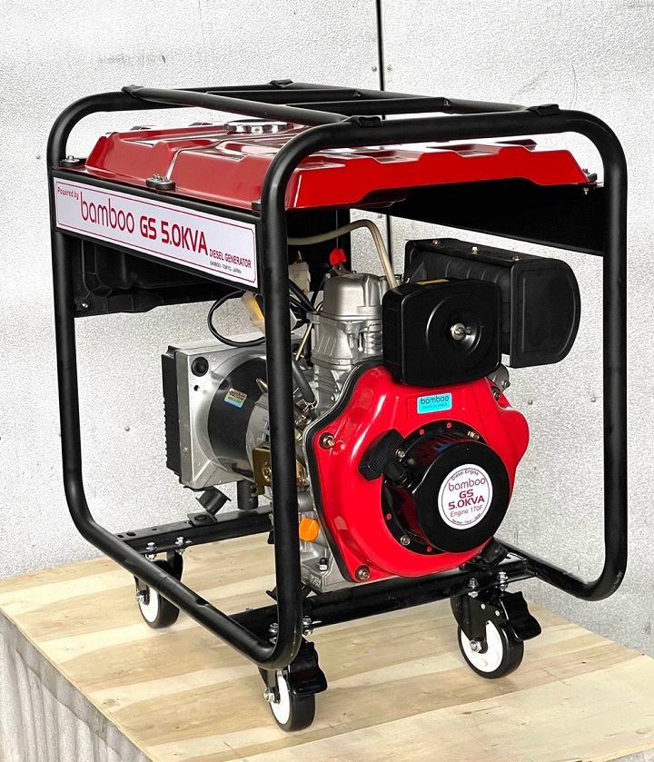 Máy Phát Điện Chạy Dầu Bamboo 3.5Kw BMB GS5KVA 5