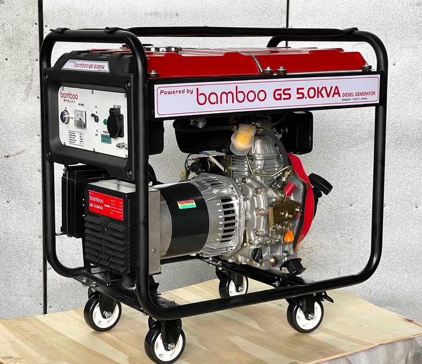 Máy Phát Điện Chạy Dầu Bamboo 3.5Kw BMB GS5KVA 9