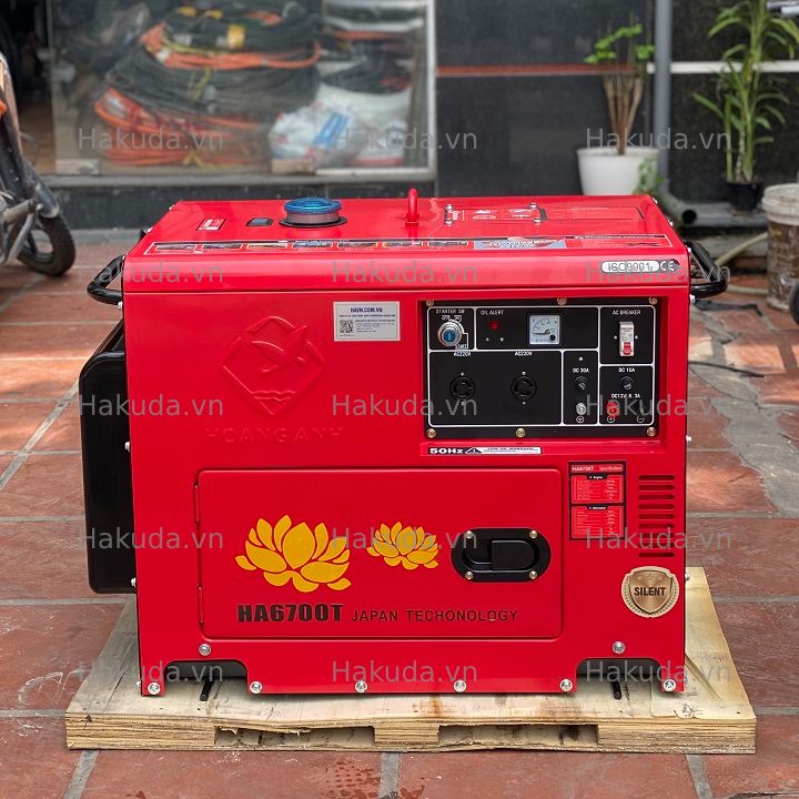 Máy Phát Điện Chạy Dầu Hoàng Anh 5Kw HA6700T