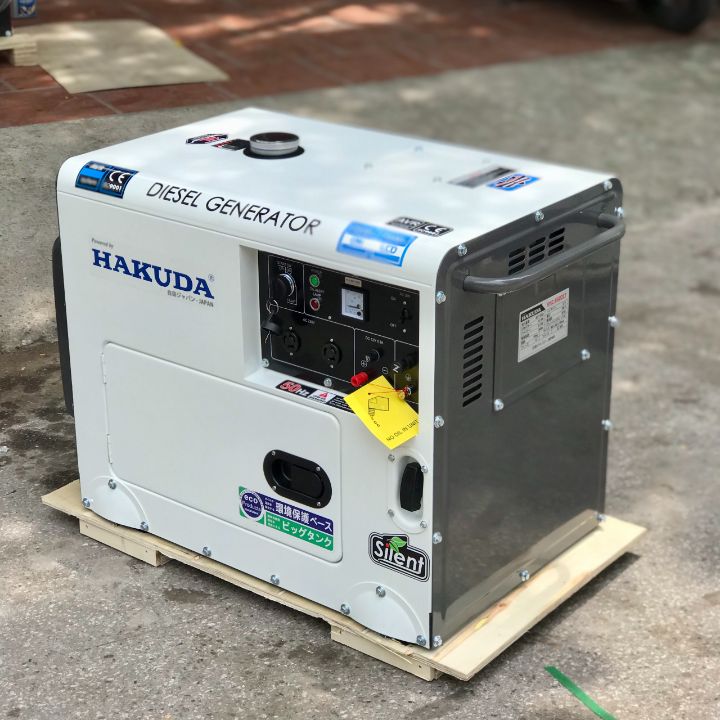 Máy Phát Điện Chạy Dầu 6Kw Hakuda HKD 7600T