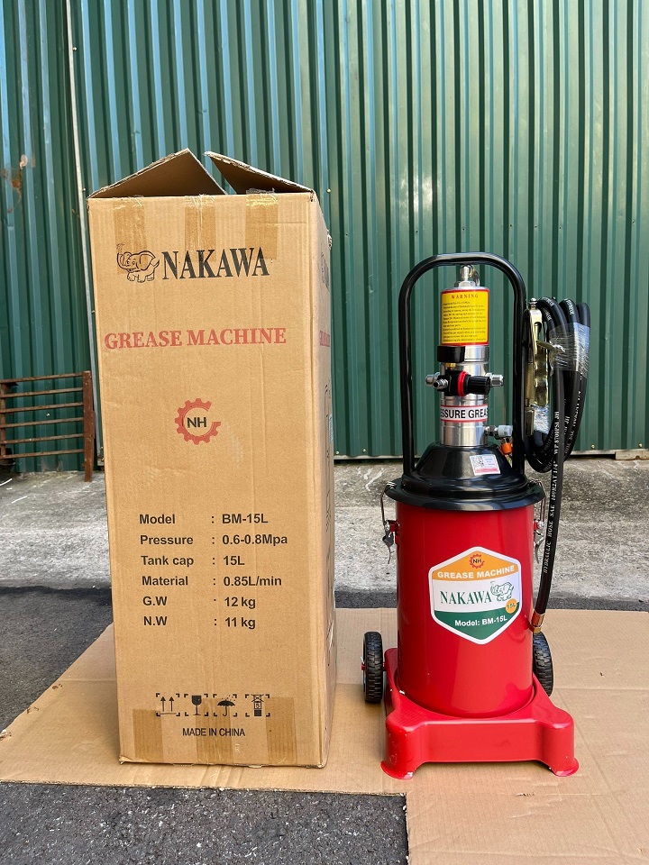 Máy Bơm Mỡ Nakawa 15L BM-15L