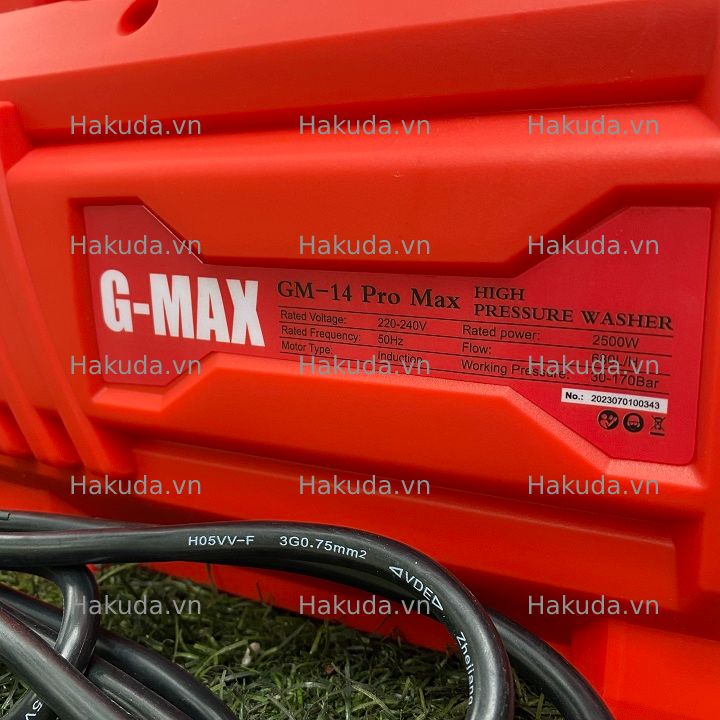 Máy Rửa Xe Gmax GM-14 Pro 2500W