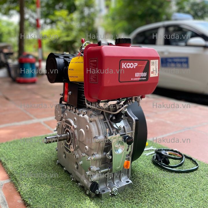 Động Cơ Dầu 12.7HP Koop KD1100F Có Đề