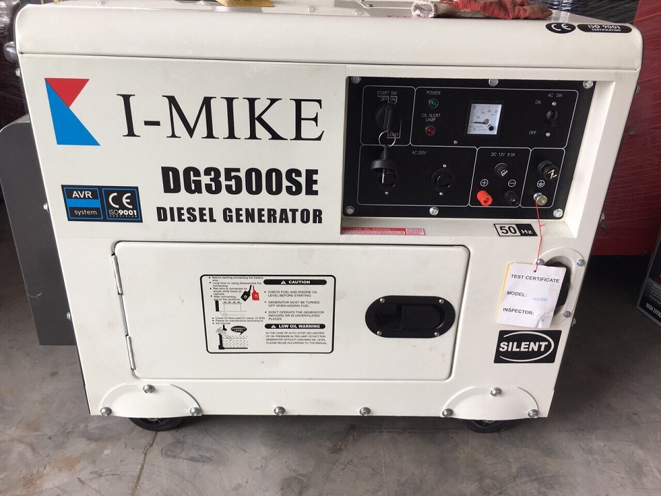 Máy Phát Điện Chạy Dầu 3Kw I-MIKE DG3500SE