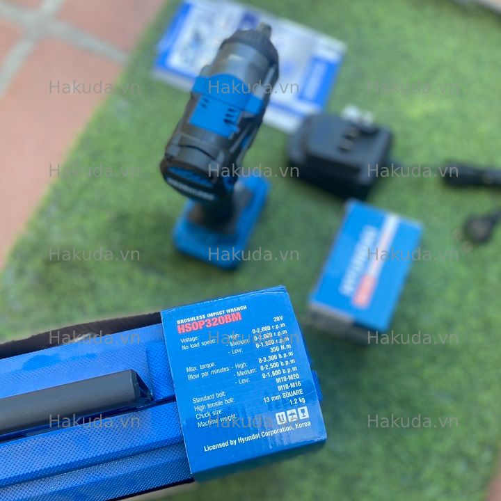 Máy Siết Bu Lông Chạy Pin Hyundai HSOP320BM-4.0AH 20V