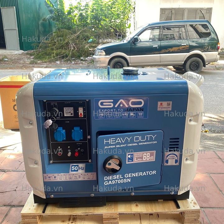 Máy Phát Điện Chạy Dầu 7Kw GAO GA9700SN Siêu Cách Âm