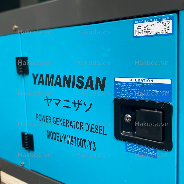 Máy Phát Điện Chạy Dầu 7Kw Yamanisan YM9700T/Y 3 Pha