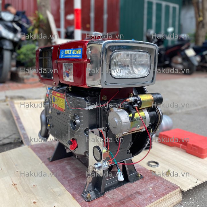 Máy Nổ Dầu 15Hp Changjia ZS1100NM (D15 Gió Đèn Đề )
