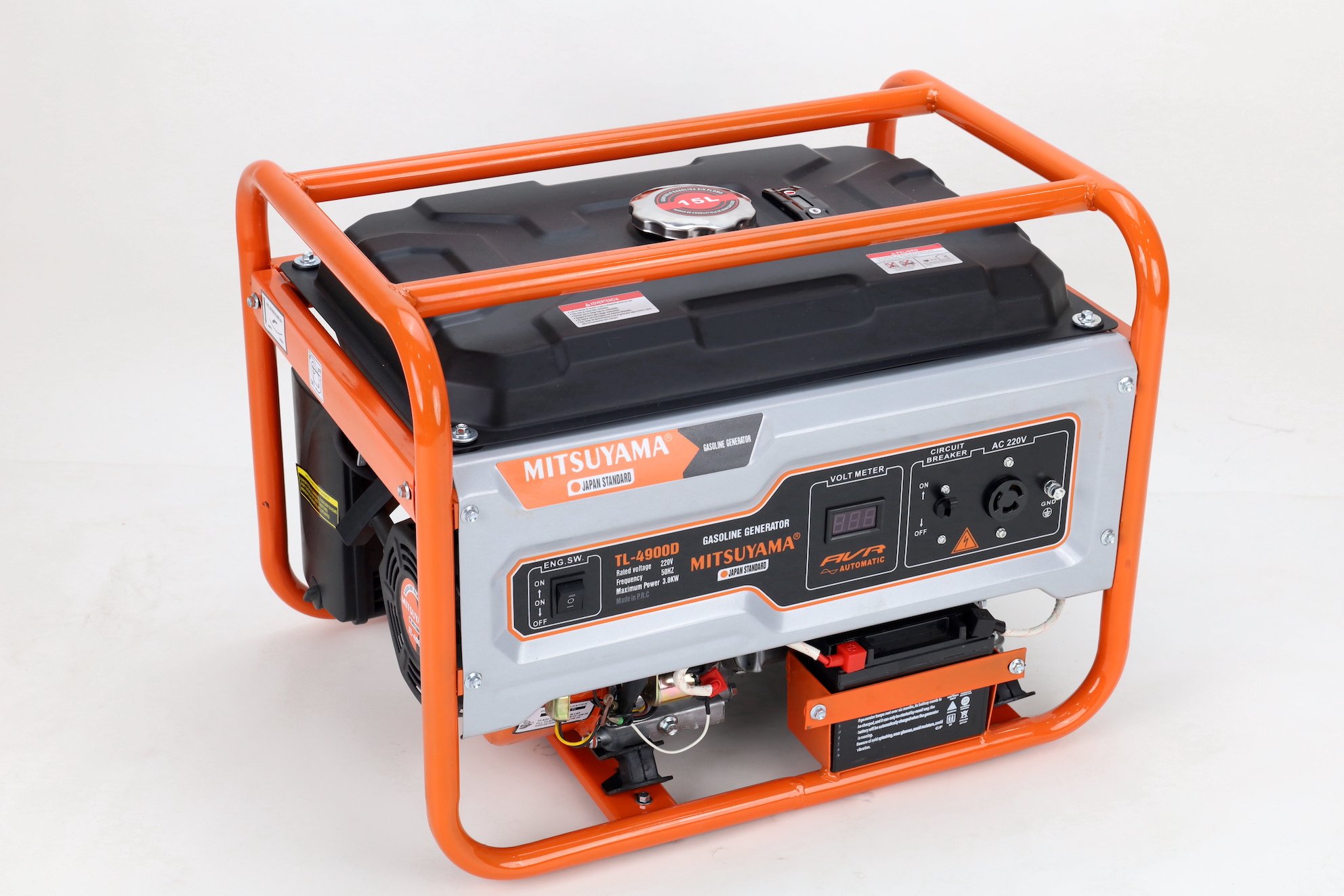 Máy Phát Điện 3Kw Chạy Xăng Mitsuyama TL-4900D Đề