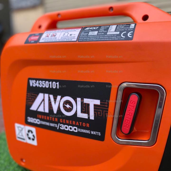 Máy Phát Điện Chạy Xăng 3Kw Aivolt VS4350101 Inverter Siêu Cách Âm
