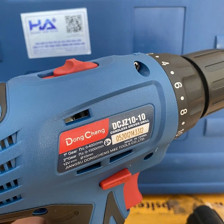 Máy Khoan Pin Dongcheng DCJZ10-10 2 Pin 1 Sạc