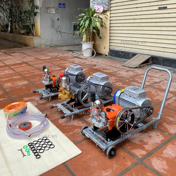 Máy Rửa Xe Dây Đai Áp Lực Cao Luxury 3Kw