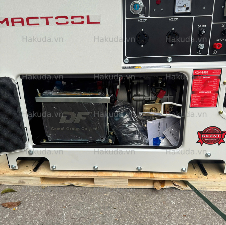 Máy Phát Điện Chạy Dầu 6Kw Mactool XDM-880E