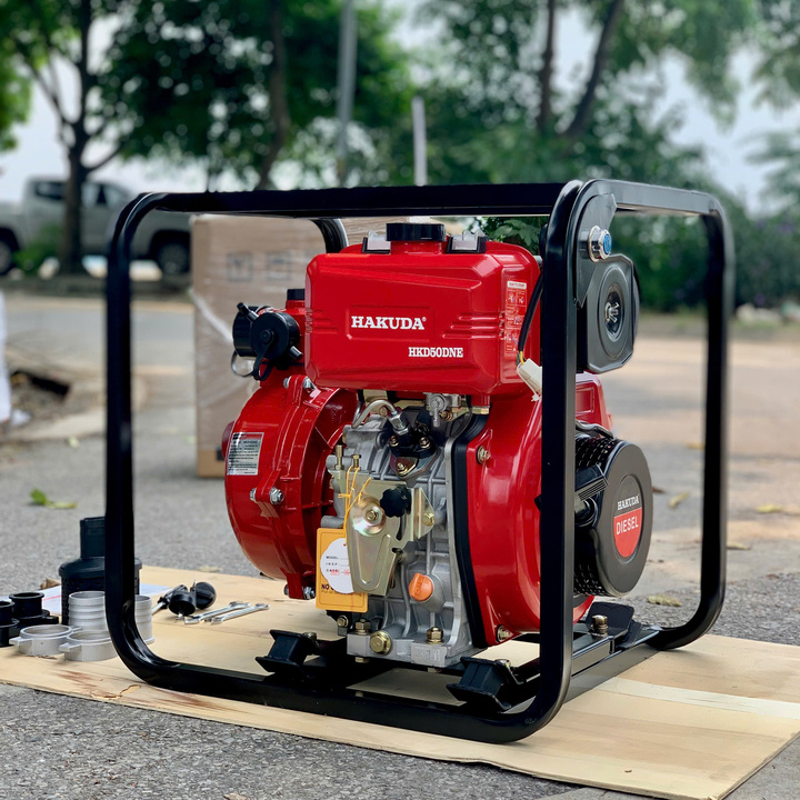 Máy Bơm Nước Chạy Dầu Cao Áp Hakuda 4KW HKD50DNE