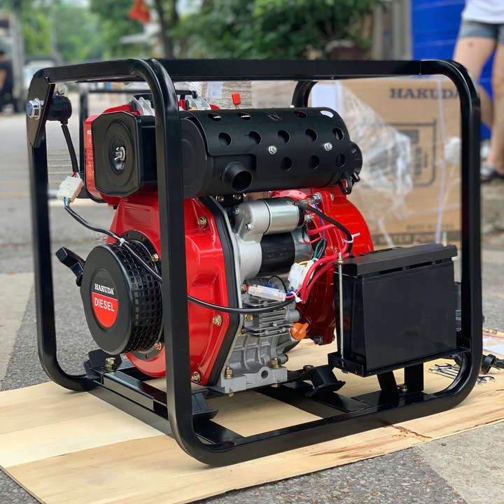 Máy Bơm Nước Chạy Dầu Cao Áp Hakuda 4KW HKD50DNE